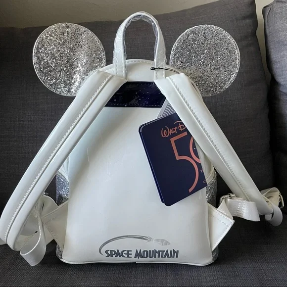 Loungefly Disney Space Mountain MMMA backpack and plush